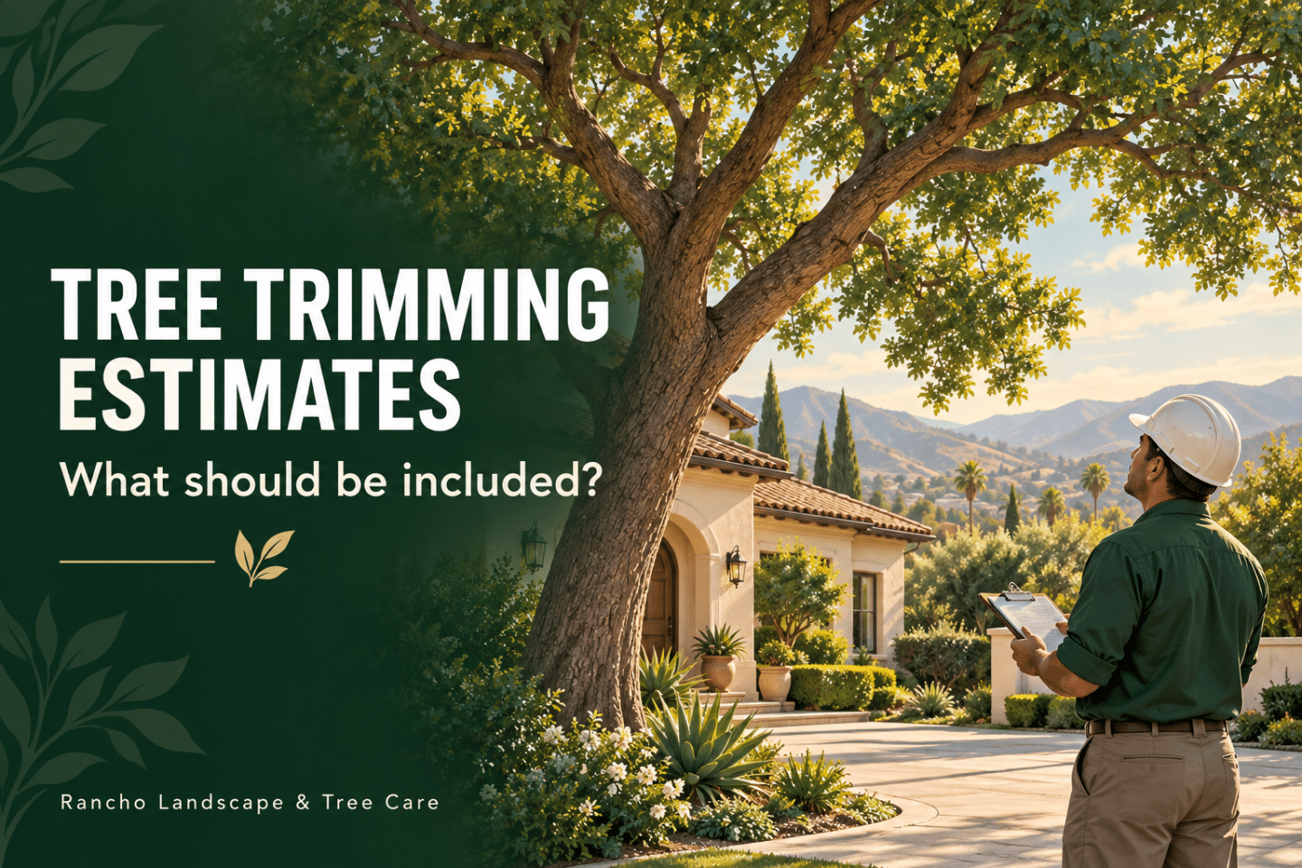 Tree Trimming Estimates in the San Fernando Valley: What to Look For